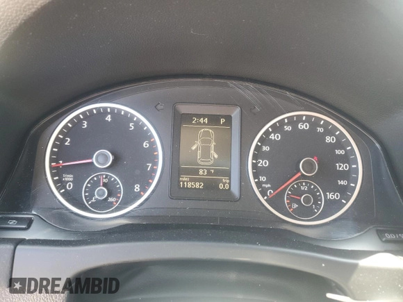 2012 Volkswagen Tiguan SEL with VIN WVGAV7AX7CW578250, listed as a Copart auction lot 53301055 with 118,582 mi miles and Non Repairable. Bid and sale history available at DreamBid. Image 9.
