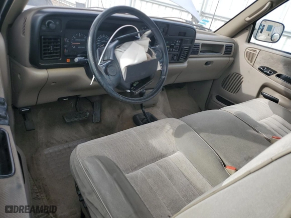 1995 Dodge Ram 1500 with VIN 1B7HF16Z2SS280640, listed as a Copart auction lot 78192444 with 164,916 mi miles and Salvage Title. Bid and sale history available at carsss.com. Image 8.