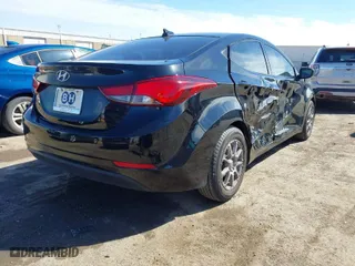 2016 Hyundai Elantra SE with VIN 5NPDH4AE6GH772687, listed as a IAAI auction lot 41870955 with 103,488 mi miles. Bid and sale history available at carsss.com. Image 4.