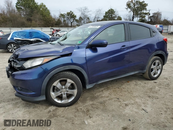 2017 Honda HR-V EX with VIN 3CZRU5H54HM702074, listed as a Copart auction lot 47703025 with 105,973 mi miles and Salvage Title. Bid and sale history available at carsss.com. Image 1.