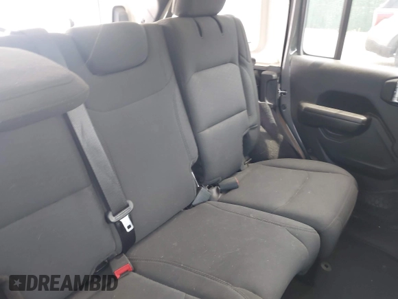 2020 Jeep Wrangler Unlimited Black and Tan with VIN 1C4HJXDG3LW298223, listed as a IAAI auction lot 42446032 with 17,688 mi miles and . Bid and sale history available at DreamBid. Image 8.