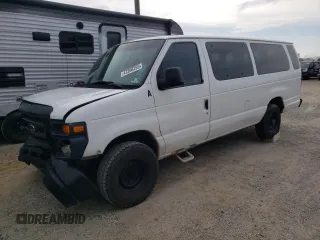 2008 Ford Econoline Passenger XL with VIN 1FBSS31L28DA69858, listed as a Copart auction lot 47398255 with 213,332 mi miles and Salvage Title. Bid and sale history available at DreamBid. Image 1.