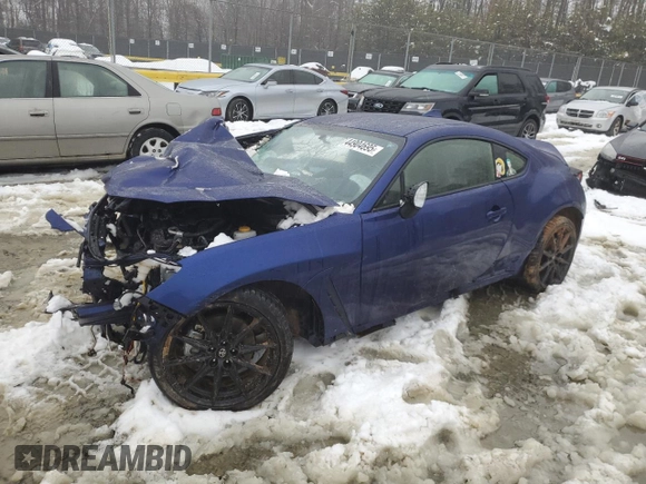 2024 Toyota GR86 Premium with VIN JF1ZNBE15R8757616, listed as a Copart auction lot 44904695 with 0 mi miles and Salvage Title. Bid and sale history available at carsss.com. Image 1.