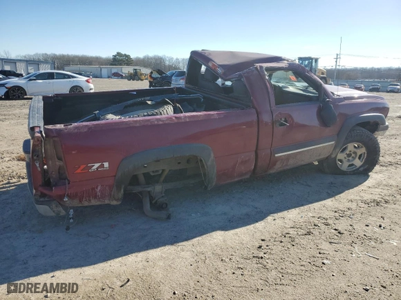 2005 Chevrolet Silverado 1500 Z71 with VIN 1GCEK14T15Z126364, listed as a Copart auction lot 86885104 with 0 mi miles and Clean Title. Bid and sale history available at carsss.com. Image 3.