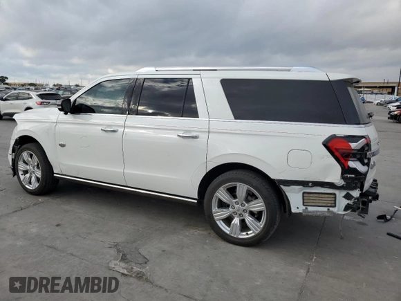 2022 Ford Expedition Max King Ranch with VIN 1FMJK1PT6NEA11370, listed as a Copart auction lot 78032954 with 39,975 mi miles and Salvage Title. Bid and sale history available at DreamBid. Image 2.