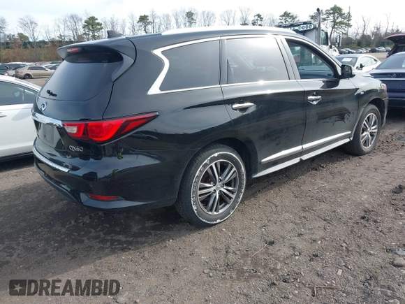 2017 Infiniti QX60 with VIN 5N1DL0MM2HC513262, listed as a IAAI auction lot 42016988 with 96,233 mi miles and . Bid and sale history available at DreamBid. Image 4.