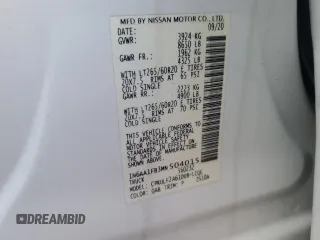 2021 Nissan Titan SV с VIN 1N6AA1FB3MN504015, выставлен на аукционе Copart как лот 83416784 с пробегом 66 859 миль миль и Списание • Salvage title. История ставок и продаж доступна на DreamBid. Изображение 12.