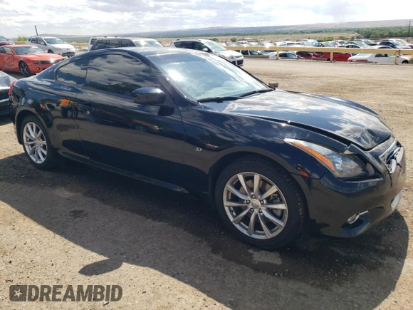 2014 Infiniti Q60 with VIN JN1CV6EL3EM132337, listed as a Copart auction lot 59591735 with 110,809 mi miles and Salvage title. Bid and sale history available at DreamBid. Image 4.