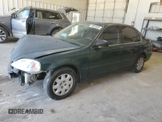 2000 Honda Civic LX with VIN JHMEJ6679YS005805, listed as a Copart auction lot 49810095 with 224,984 mi miles and Salvage Title. Bid and sale history available at carsss.com. Image 1.