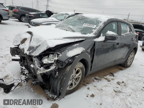 2019 Mazda CX-3 Sport with VIN JM1DKDB75K0430851, listed as a Copart auction lot 87530325 with 69,096 mi miles and Salvage Title. Bid and sale history available at carsss.com. Image 1.