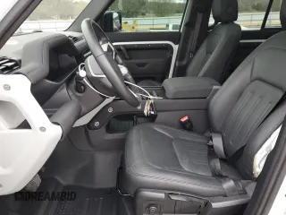 2021 Land Rover Defender S with VIN SALEJERX2M2050269, listed as a Copart auction lot 81032194 with 23,134 mi miles and Salvage title. Bid and sale history available at DreamBid. Image 7.