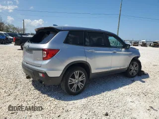 2021 Honda Passport EX-L with VIN 5FNYF8H54MB038872, listed as a Copart auction lot 56015634 with 0 mi miles and Non Repairable. Bid and sale history available at carsss.com. Image 3.