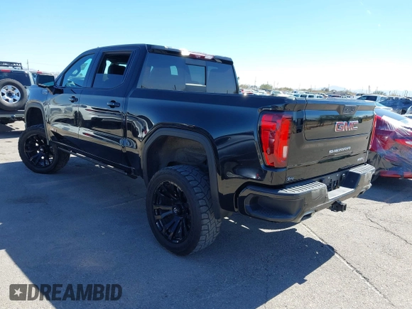 2021 GMC Sierra 1500 AT4 with VIN 3GTP9EED5MG206008, listed as a IAAI auction lot 41665423 with 61,685 mi miles. Bid and sale history available at carsss.com. Image 3.