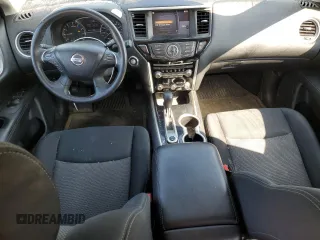 2018 Nissan Pathfinder Platinum with VIN 5N1DR2MM2JC677627, listed as a Copart auction lot 69255764 with 49,562 mi miles and Salvage title. Bid and sale history available at DreamBid. Image 8.