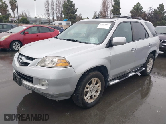 2005 Acura MDX Touring with VIN 2HNYD18935H555408, listed as a IAAI auction lot 41782216 with 208,346 mi miles. Bid and sale history available at carsss.com. Image 2.