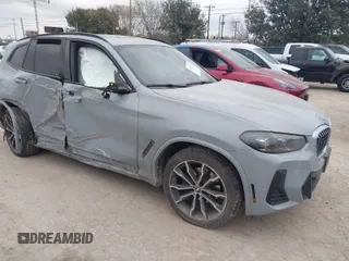 2022 BMW X3 sDrive30i with VIN 5UX43DP03N9N18028, listed as a IAAI auction lot 41412770 with 92,131 mi miles. Bid and sale history available at carsss.com. Image 1.