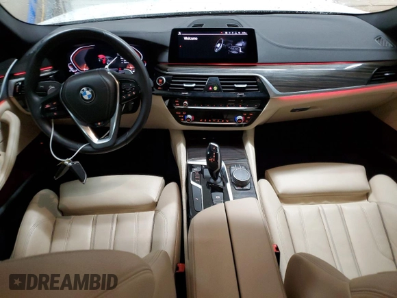 2020 BMW 5 Series 530i with VIN WBAJR3C09LCD99985, listed as a Copart auction lot 47174615 with 20,742 mi miles and Salvage Title. Bid and sale history available at DreamBid. Image 8.