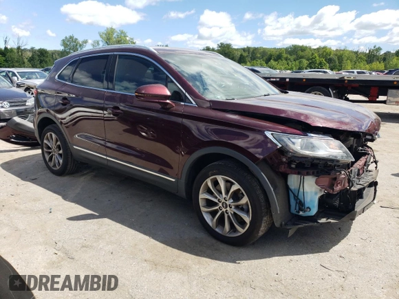 2017 Lincoln MKC Select with VIN 5LMTJ2DH3HUL63332, listed as a Copart auction lot 66552294 with 53,228 mi miles and Salvage title. Bid and sale history available at DreamBid. Image 4.