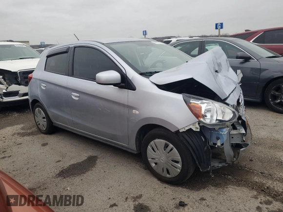 2018 Mitsubishi Mirage ES с VIN ML32A3HJ6JH014964, выставлен на аукционе Copart как лот 44073165 с пробегом 79 963 миль миль и Списание • Salvage title. История ставок и продаж доступна на DreamBid. Изображение 4.