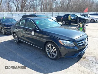 2017 Mercedes-Benz C 300 with VIN 55SWF4KB7HU184461, listed as a IAAI auction lot 41761593 with 55,161 mi miles and . Bid and sale history available at carsss.com. Image 1.