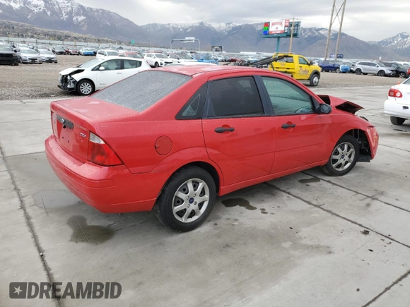 2005 Ford Focus S with VIN 1FAFP34N65W196405, listed as a Copart auction lot 51338525 with 283,977 mi miles and Salvage Title. Bid and sale history available at carsss.com. Image 3.