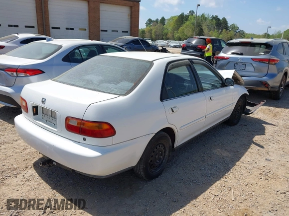 1993 Honda Civic DX z VIN 1HGEG8542PL038710, wystawiony jako IAAI lot #41956929 z przebiegiem 218 360 mil mil oraz . Historia ofert i sprzedaży dostępna na DreamBid. Obrazek 4.