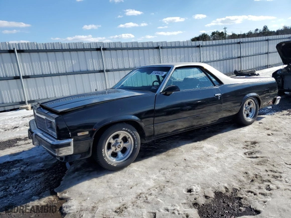 1986 Chevrolet El Camino with VIN 3GCCW80H5GS908902, listed as a Copart auction lot 41484435 with 37,883 mi miles and Clean Title. Bid and sale history available at carsss.com. Image 1.