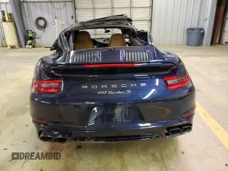 2017 Porsche 911 Turbo S with VIN WP0AD2A97HS166727, listed as a Copart auction lot 39669443 with 0 mi miles. Bid and sale history available at carsss.com. Image 6.