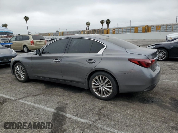 2020 Infiniti Q50 Luxe z VIN JN1EV7AP7LM206136, wystawiony jako Copart lot #59612355 z przebiegiem 70 001 mil mil oraz Szkoda całkowita • Salvage title. Historia ofert i sprzedaży dostępna na DreamBid. Obrazek 2.