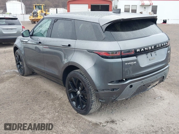 2020 Land Rover Range Rover Evoque SE with VIN SALZP2FX2LH018985, listed as a IAAI auction lot 41836222 with 48,434 mi miles. Bid and sale history available at carsss.com. Image 3.