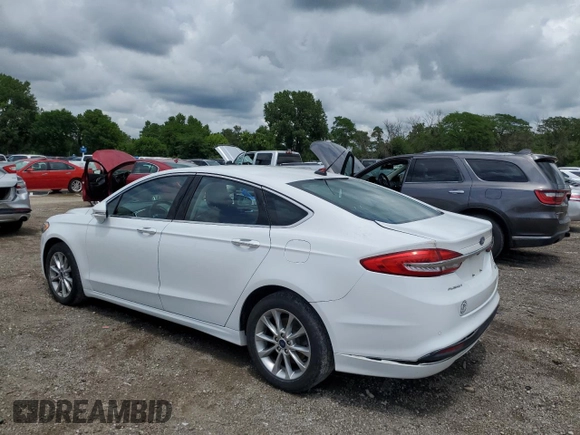 2017 Ford Fusion SE with VIN 3FA6P0HD9HR190220, listed as a Copart auction lot 60995515 with 72,288 mi miles and Salvage title. Bid and sale history available at DreamBid. Image 2.