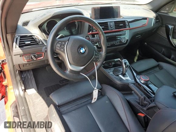 2020 BMW 2 Series 230i xDrive with VIN WBA2J3C06L7F02008, listed as a Copart auction lot 51309933 with 14,638 mi miles. Bid and sale history available at carsss.com. Image 8.