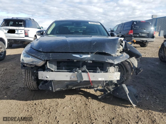 2019 Genesis G70 3.3T Advanced with VIN KMTG54LE3KU030847, listed as a Copart auction lot 87334384 with 41,831 mi miles and Salvage Title. Bid and sale history available at carsss.com. Image 5.