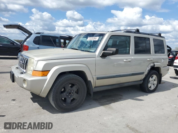 2007 Jeep Commander Sport with VIN 1J8HH48K87C501809, listed as a Copart auction lot 72325394 with 182,971 mi miles and Salvage Title. Bid and sale history available at carsss.com. Image 1.