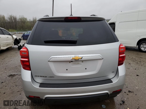 2017 Chevrolet Equinox LT with VIN 2GNFLFEK7H6219840, listed as a Copart auction lot 51072465 with 107,868 mi miles and Non Repairable. Bid and sale history available at carsss.com. Image 6.