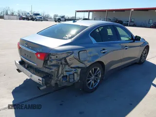 2017 Infiniti Q50 Signature Edition with VIN JN1EV7AP7HM742236, listed as a IAAI auction lot 41662043 with 114,312 mi miles and . Bid and sale history available at DreamBid. Image 4.