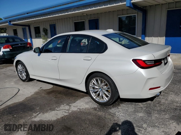2023 BMW 3 Series 330i with VIN 3MW69FF09P8D54364, listed as a Copart auction lot 48672565 with 11,857 mi miles and Salvage Title. Bid and sale history available at carsss.com. Image 2.