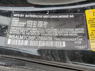 2015 BMW Z4 sDrive35i with VIN WBALM7C56FJ799039, listed as a Copart auction lot 75362224 with 0 mi miles and Non Repairable. Bid and sale history available at carsss.com. Image 13.