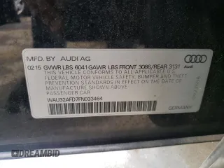 2015 Audi A8 L 4.0T with VIN WAU32AFD7FN033464, listed as a Copart auction lot 42682643 with 130,105 mi miles. Bid and sale history available at carsss.com. Image 13.