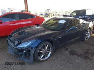 2014 Chevrolet Corvette Z51 3LT with VIN 1G1YL2D70E5104908, listed as a IAAI auction lot 41382006 with 133,341 mi miles and . Bid and sale history available at DreamBid. Image 2.