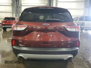 2021 Ford Escape SE with VIN 1FMCU9G60MUA90728, listed as a Copart auction lot 60124145 with 42,744 mi miles and Salvage title. Bid and sale history available at DreamBid. Image 6.