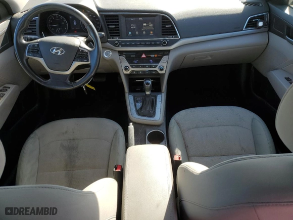2017 Hyundai Elantra Limited with VIN 5NPD84LF0HH048291, listed as a Copart auction lot 47993615 with 126,530 mi miles and Salvage Title. Bid and sale history available at carsss.com. Image 8.