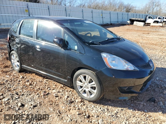 2010 Honda Fit Sport with VIN JHMGE8G43AC021351, listed as a Copart auction lot 43142455 with 108,554 mi miles and Salvage title. Bid and sale history available at DreamBid. Image 4.