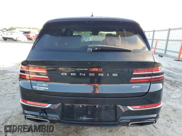 2021 Genesis GV80 with VIN KMUHBDSB0MU047236, listed as a Copart auction lot 57061315 with Not provided miles and Salvage title. Bid and sale history available at DreamBid. Image 6.