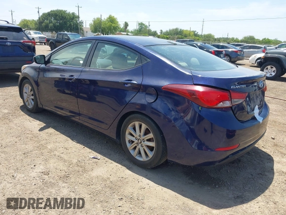 2014 Hyundai Elantra SE with VIN 5NPDH4AE2EH514146, listed as a IAAI auction lot 42054941 with Not Provided miles and . Bid and sale history available at DreamBid. Image 3.