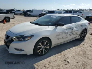 2016 Nissan Maxima SV z VIN 1N4AA6AP7GC398631, wystawiony jako Copart lot #56670985 z przebiegiem 135 078 mil mil oraz Szkoda całkowita • Salvage title. Historia ofert i sprzedaży dostępna na DreamBid. Obrazek 1.