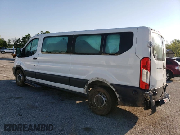2018 Ford Transit Passenger XL with VIN 1FBZX2YM5JKA70836, listed as a Copart auction lot 56246485 with 60,391 mi miles and Salvage title. Bid and sale history available at DreamBid. Image 2.