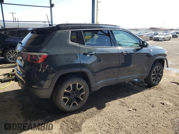 2018 Jeep Compass Trailhawk with VIN 3C4NJDDB6JT480491, listed as a Copart auction lot 58528185 with Not provided miles and Clean title. Bid and sale history available at DreamBid. Image 3.