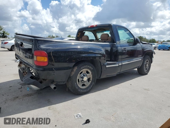 1999 Chevrolet Silverado 1500 with VIN 1GCEC14W1XZ145538, listed as a Copart auction lot 53937374 with 0 mi miles and Salvage Title. Bid and sale history available at carsss.com. Image 3.