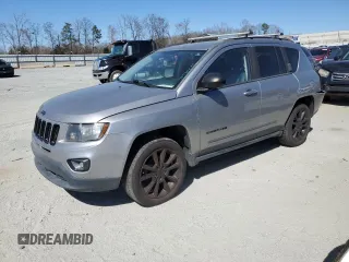 2015 Jeep Compass Sport with VIN 1C4NJDBB4FD426641, listed as a Copart auction lot 47440235 with 124,386 mi miles and Salvage Title. Bid and sale history available at carsss.com. Image 1.